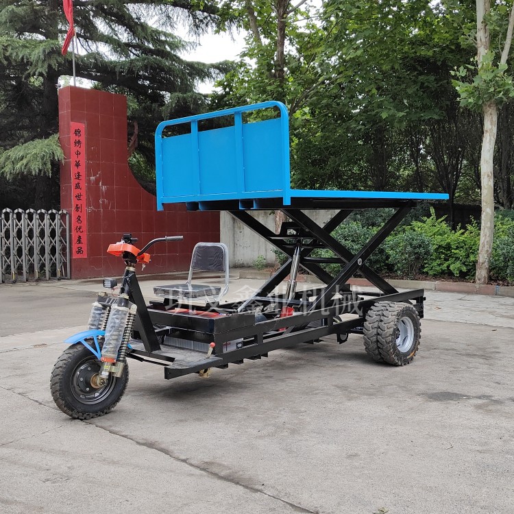 平板可以升降的電動三輪平板車出口發貨中 平板可以升降的電動三輪平板車出口發貨中